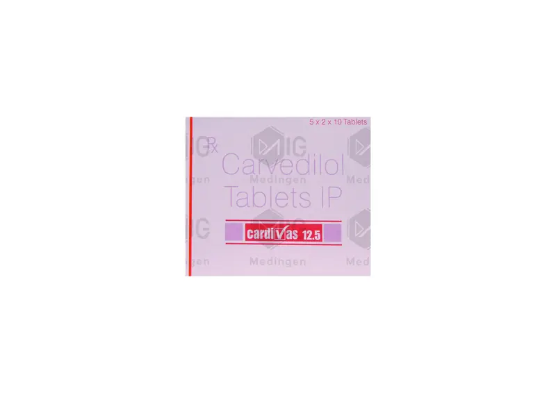 CARDIVAS 12.5MG CARDIVAS 12.5MG